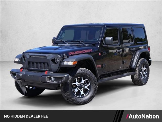 Used 2021 Jeep Wrangler Unlimited Rubicon w/ Uconnect 4C Nav & Sound Group AWD/4WD image 1