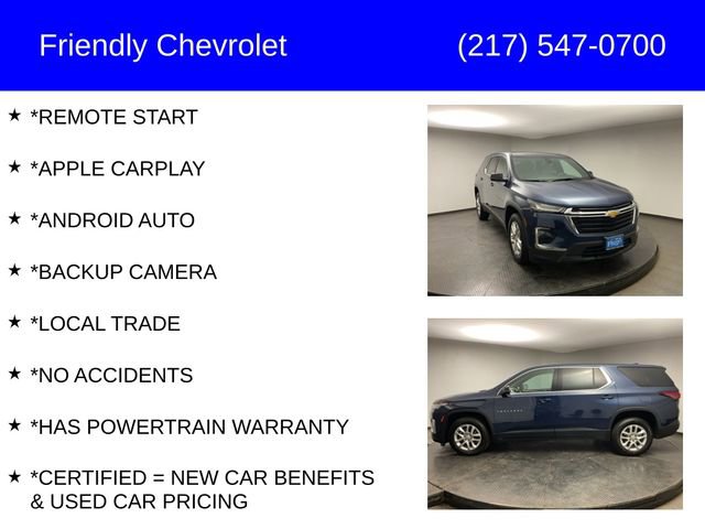 Certified 2022 Chevrolet Traverse LS FWD image 6