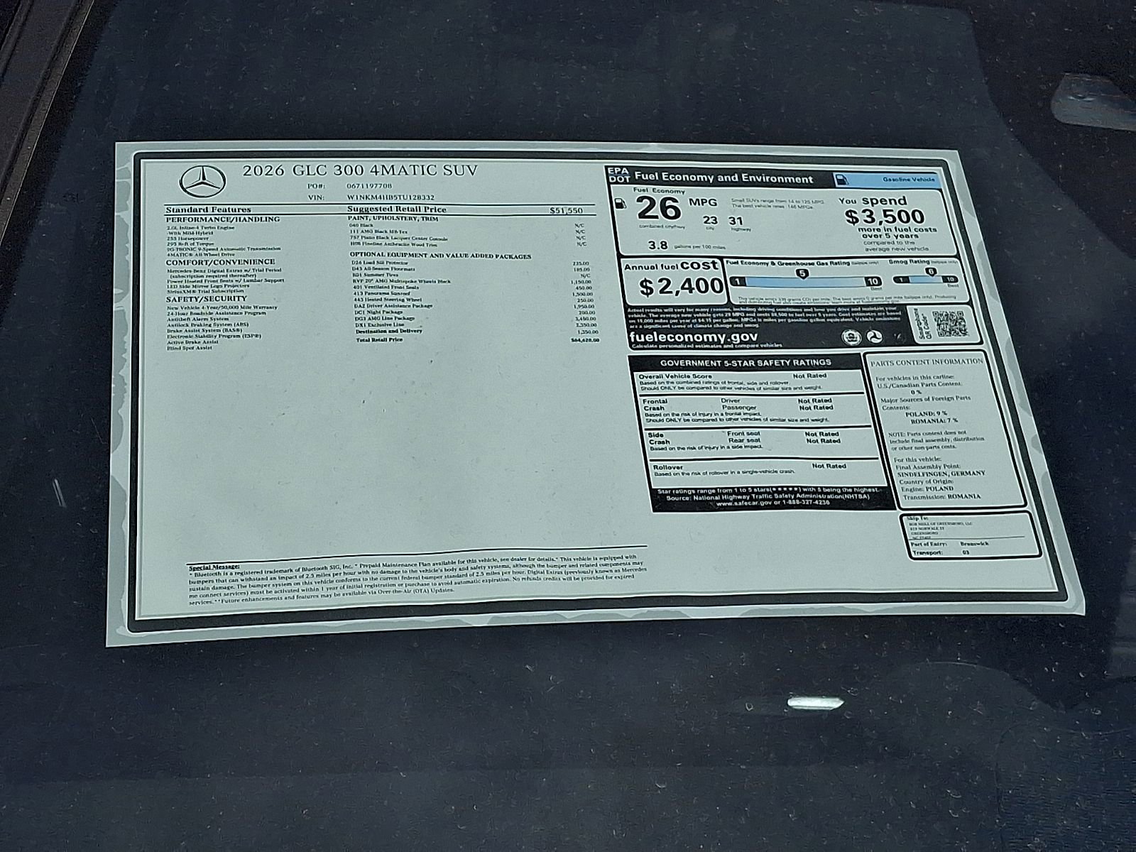 New 2026 Mercedes-Benz GLC 300 4MATIC image 19