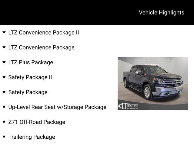 Certified 2019 Chevrolet Silverado 1500 LTZ w/ LTZ Plus Package AWD/4WD image 16
