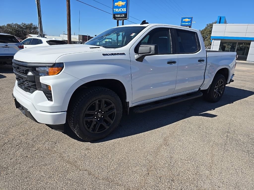 New 2026 Chevrolet Silverado 1500 Custom w/ Turbomax Blackout Package image 1