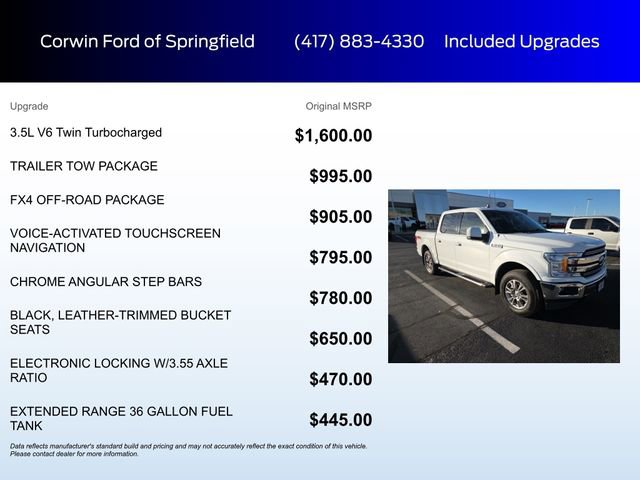 Used 2019 Ford F150 Lariat w/ Trailer Tow Package image 5