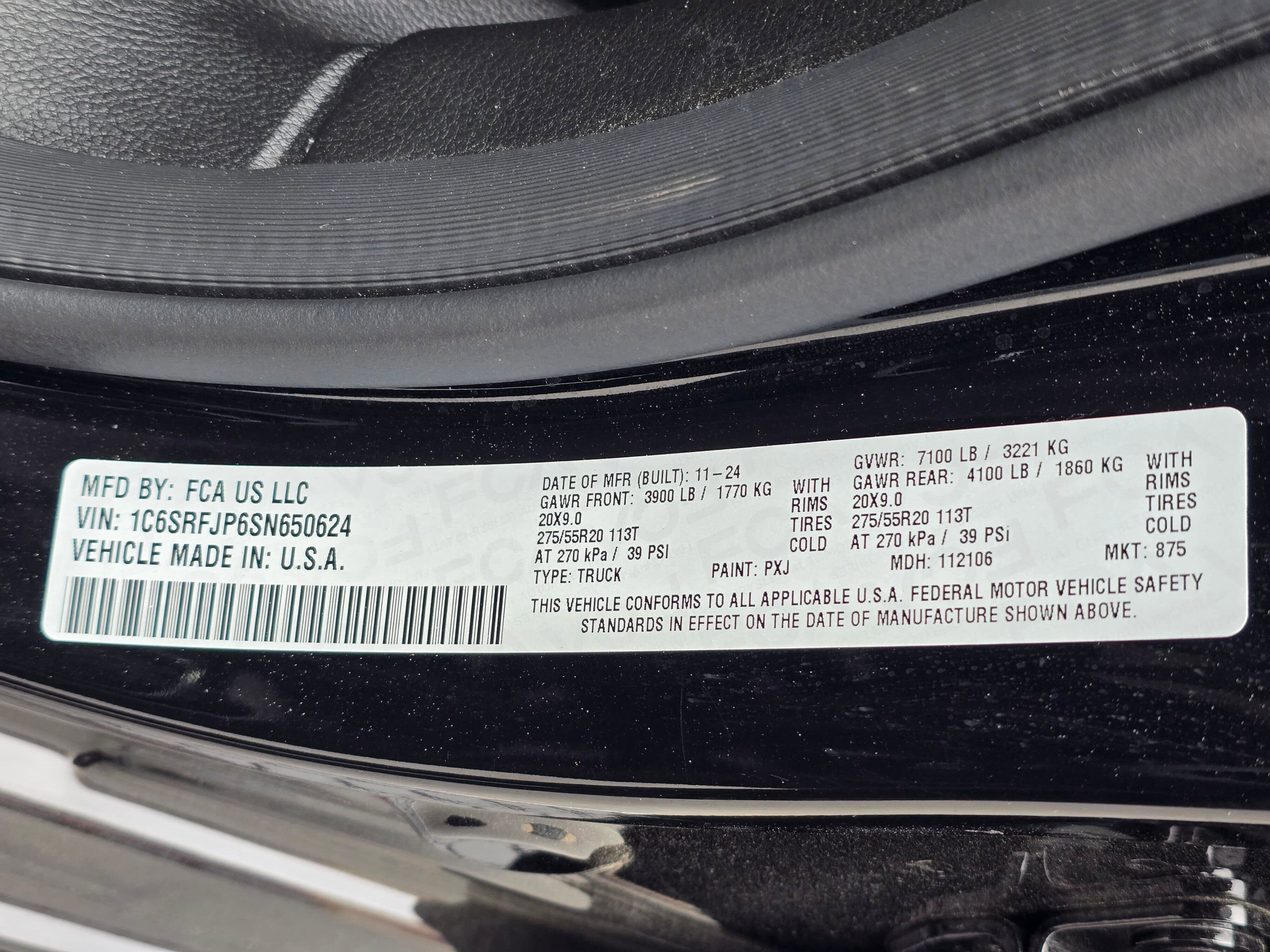 Used 2025 RAM 1500 Laramie w/ Sport Appearance Package image 32