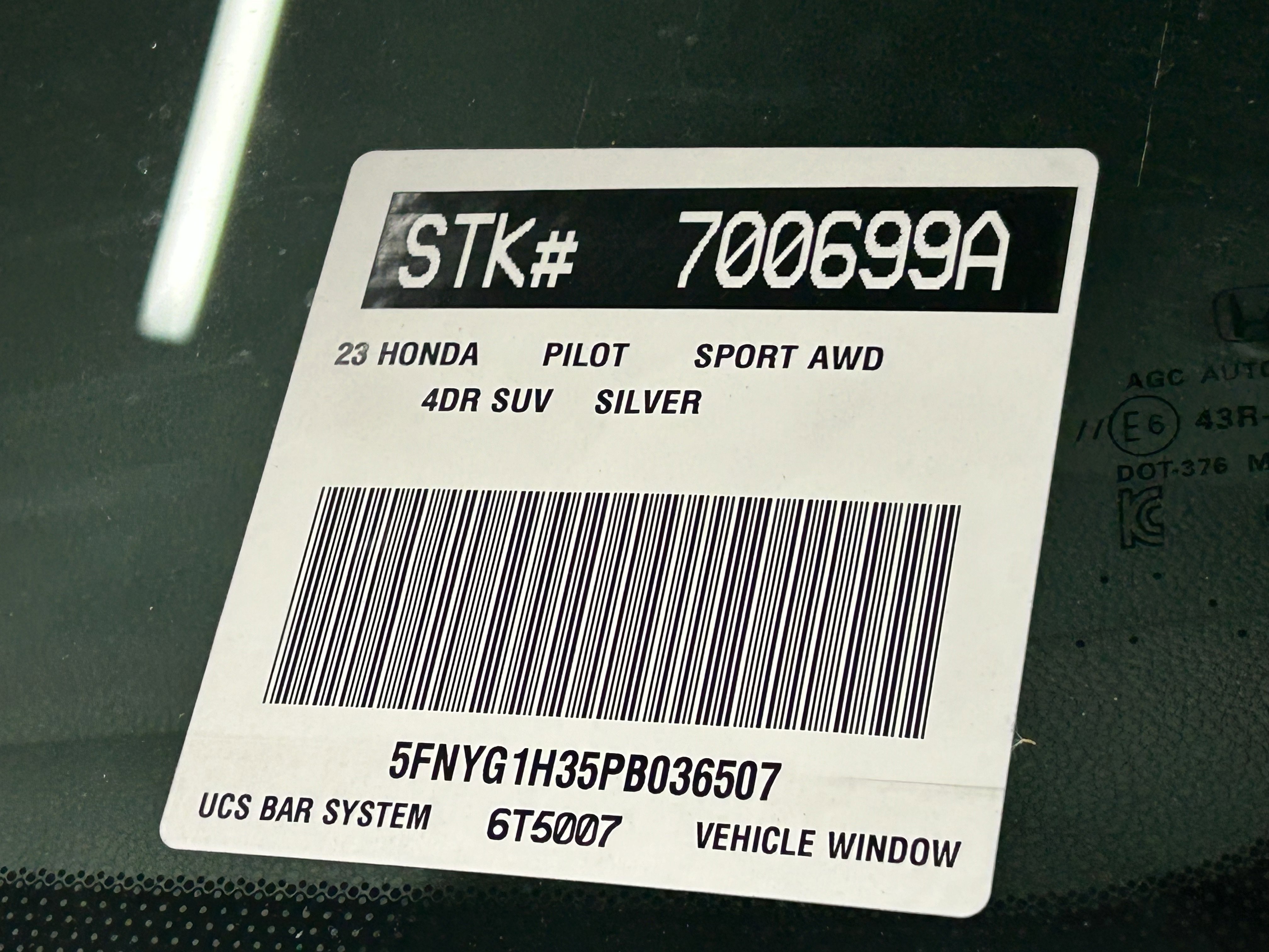 Certified 2023 Honda Pilot Sport image 5
