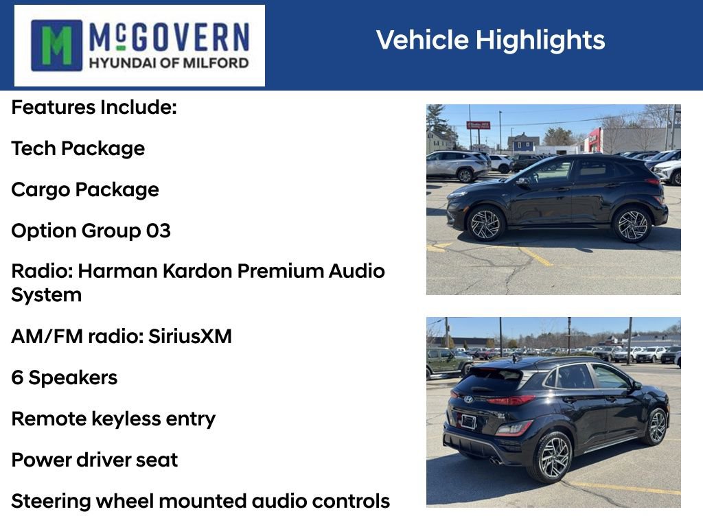 Used 2022 Hyundai Kona N Line w/ Tech Package image 4