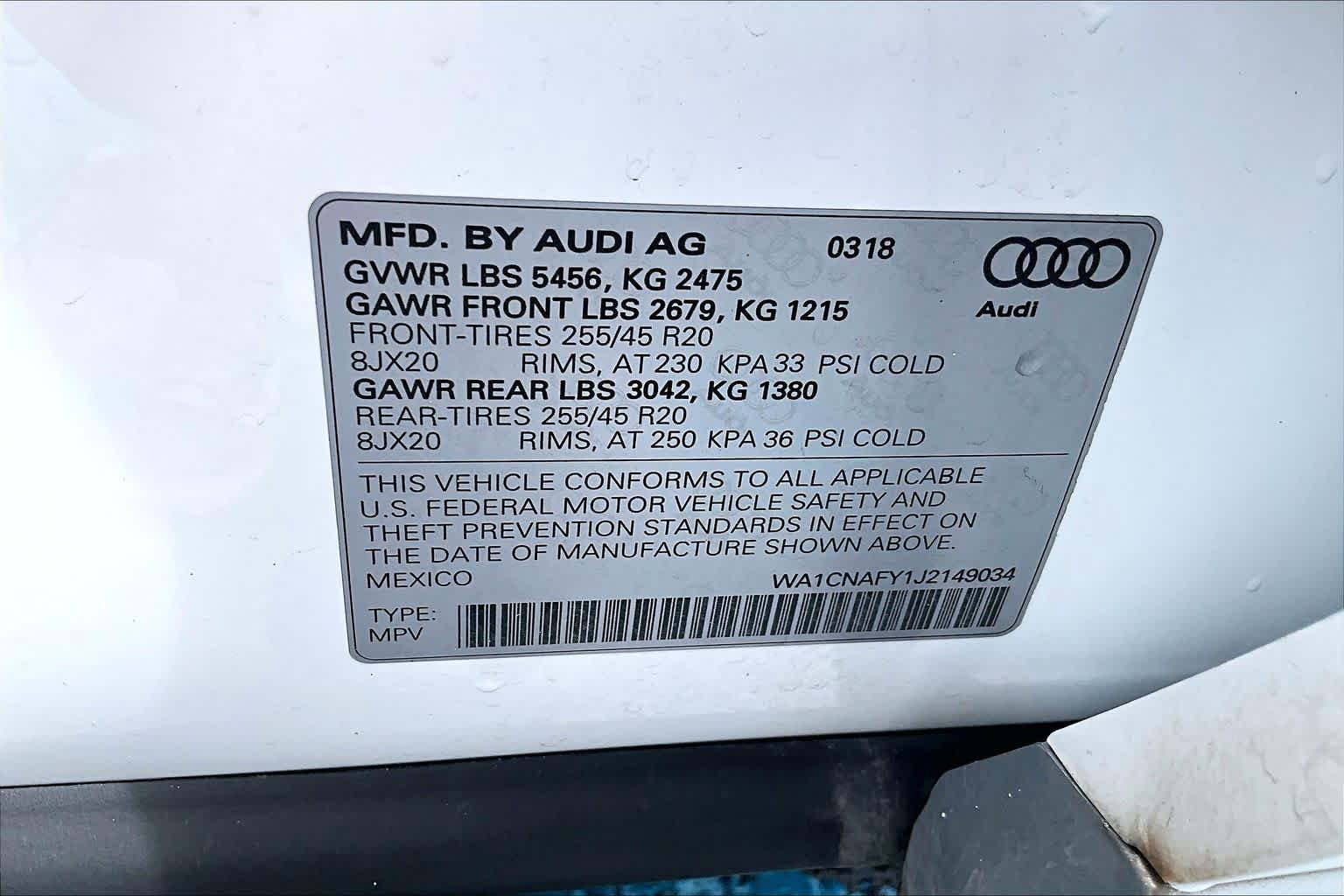 Used 2018 Audi Q5 Prestige w/ Prestige Package AWD/4WD image 37