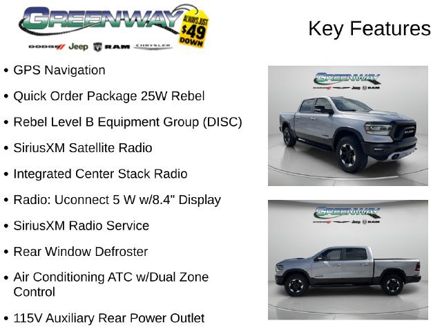 Used 2022 RAM 1500 Rebel w/ Rebel Level B Equipment Group AWD/4WD image 2