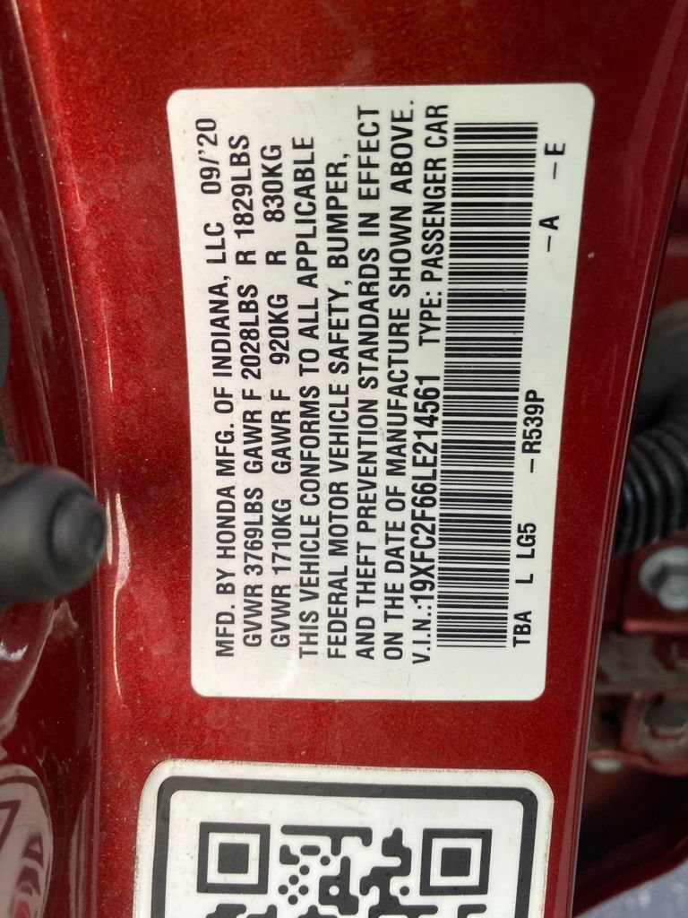 Certified 2020 Honda Civic LX image 18