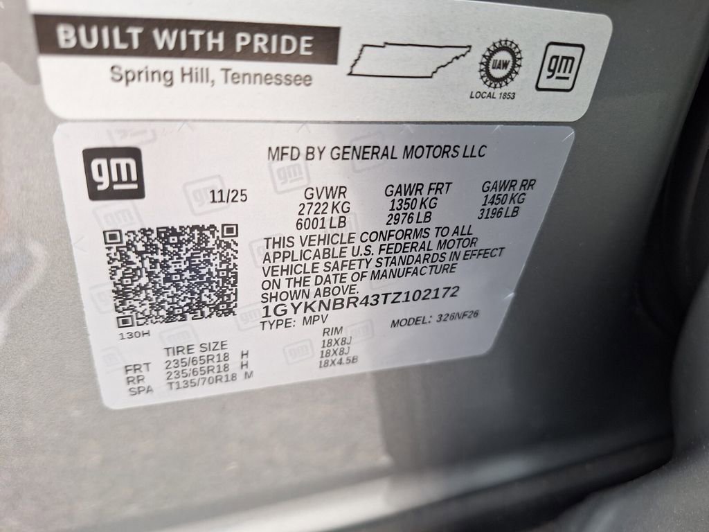 New 2026 Cadillac XT5 Luxury w/ LPO, Floor Liner Package image 30