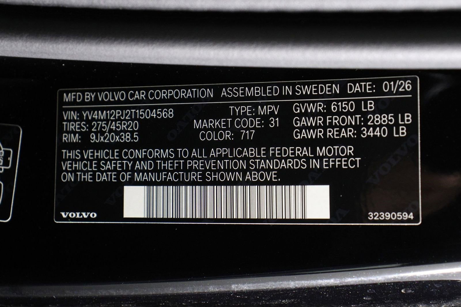 New 2026 Volvo XC90 B5 Core AWD/4WD image 17