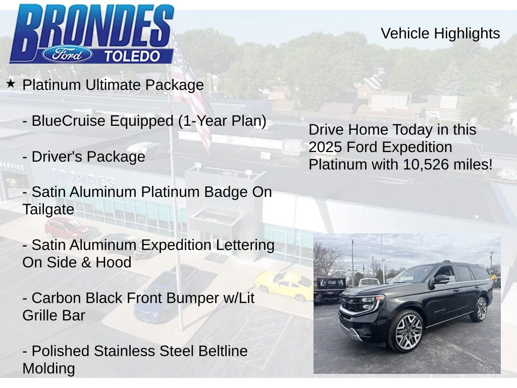 Used 2025 Ford Expedition Platinum w/ Platinum Ultimate Package image 5