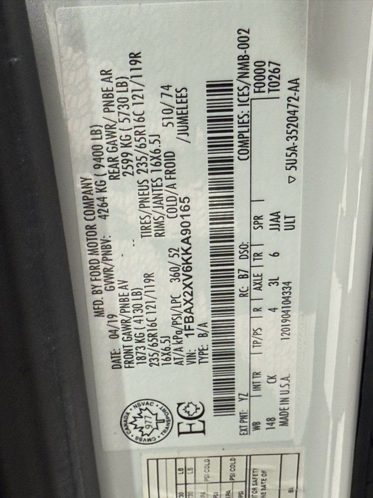 Used 2019 Ford Transit 350 XLT image 36