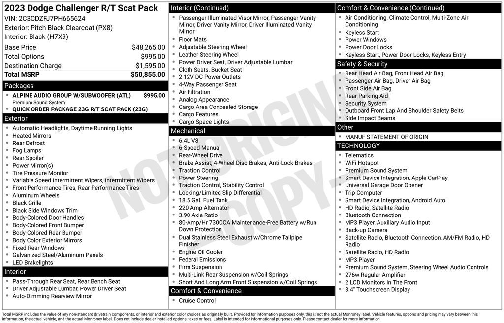 Used 2023 Dodge Challenger R/T Scat Pack RWD image 22