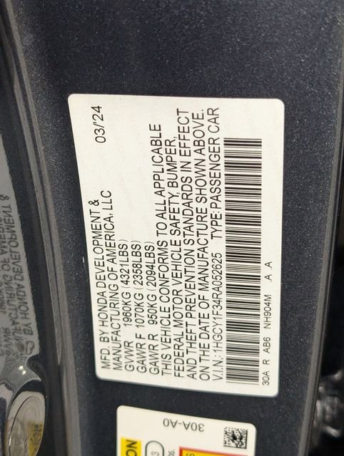 Used 2024 Honda Accord EX image 34