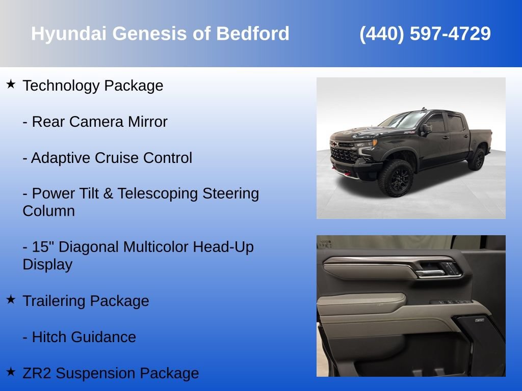 Used 2025 Chevrolet Silverado 1500 ZR2 w/ Technology Package AWD/4WD image 7