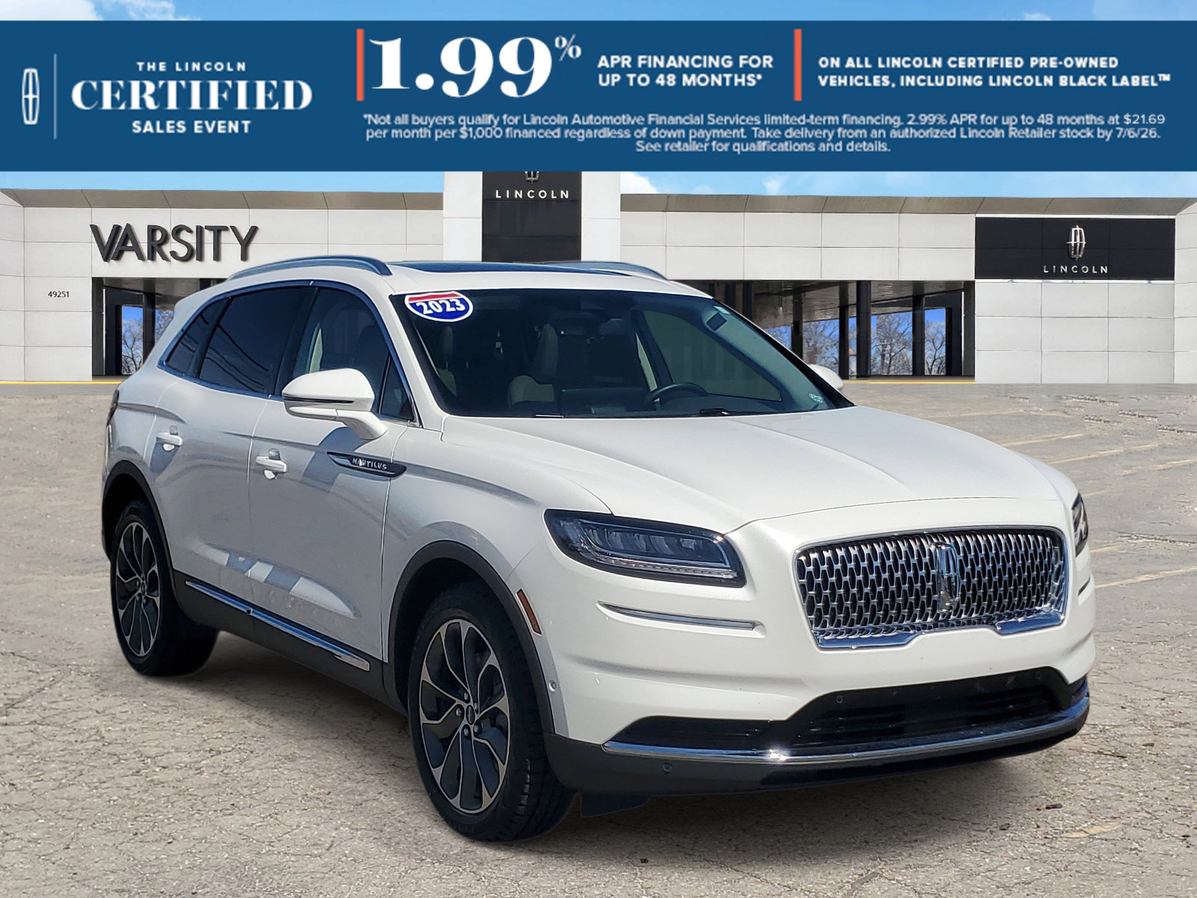 Certified 2023 Lincoln Nautilus Reserve w/ Equipment Group 201A AWD/4WD image 1