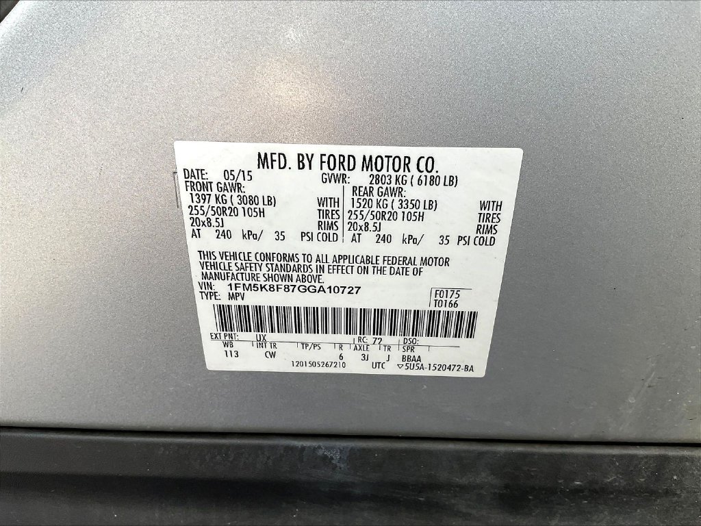 Used 2016 Ford Explorer Limited AWD/4WD image 9