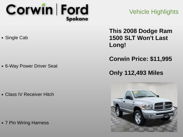 Used 2008 Dodge Ram 1500 Truck SLT w/ Sport Appearance Group image 18