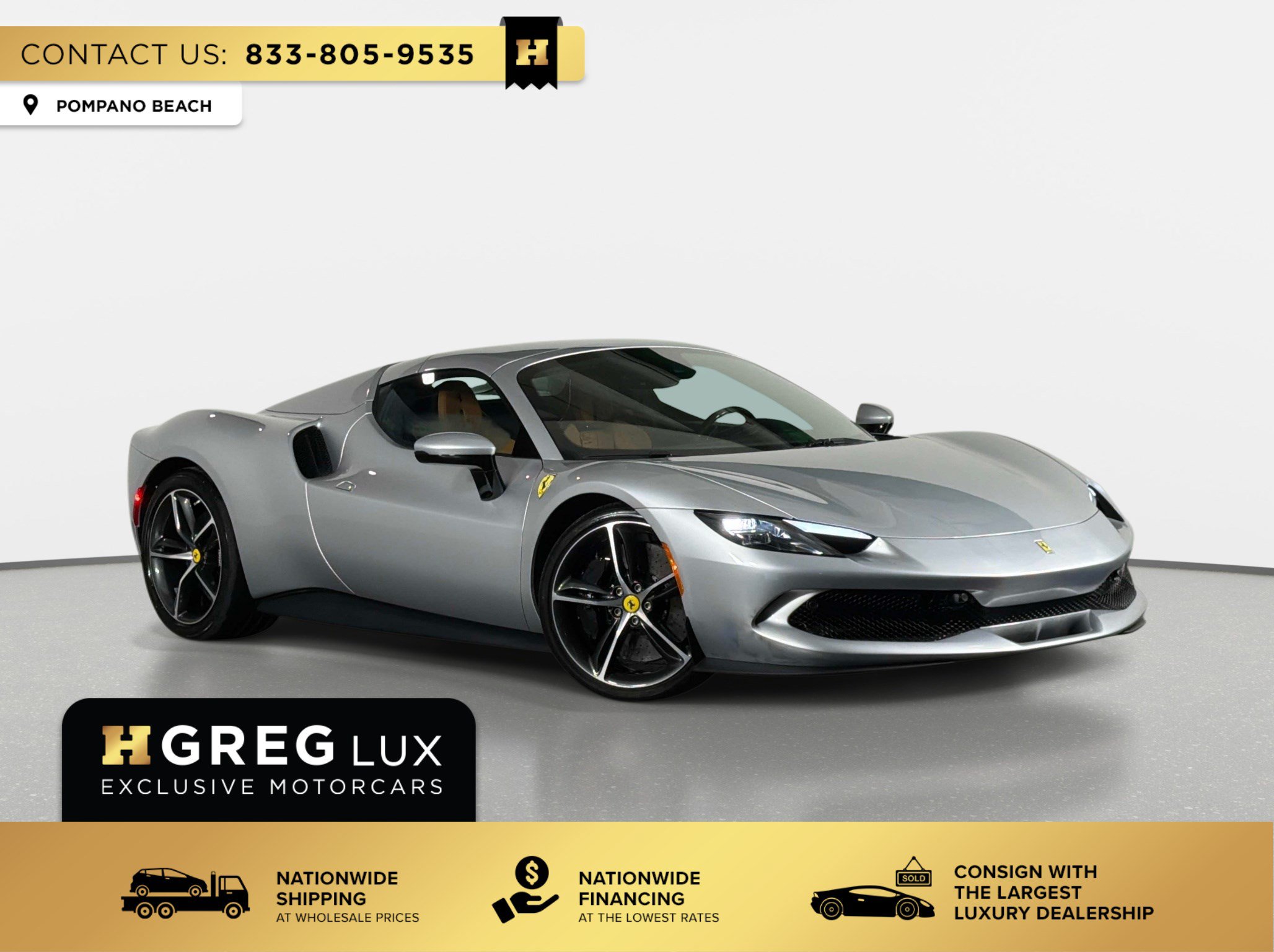 Used 2025 Ferrari 296 GTS RWD video 1