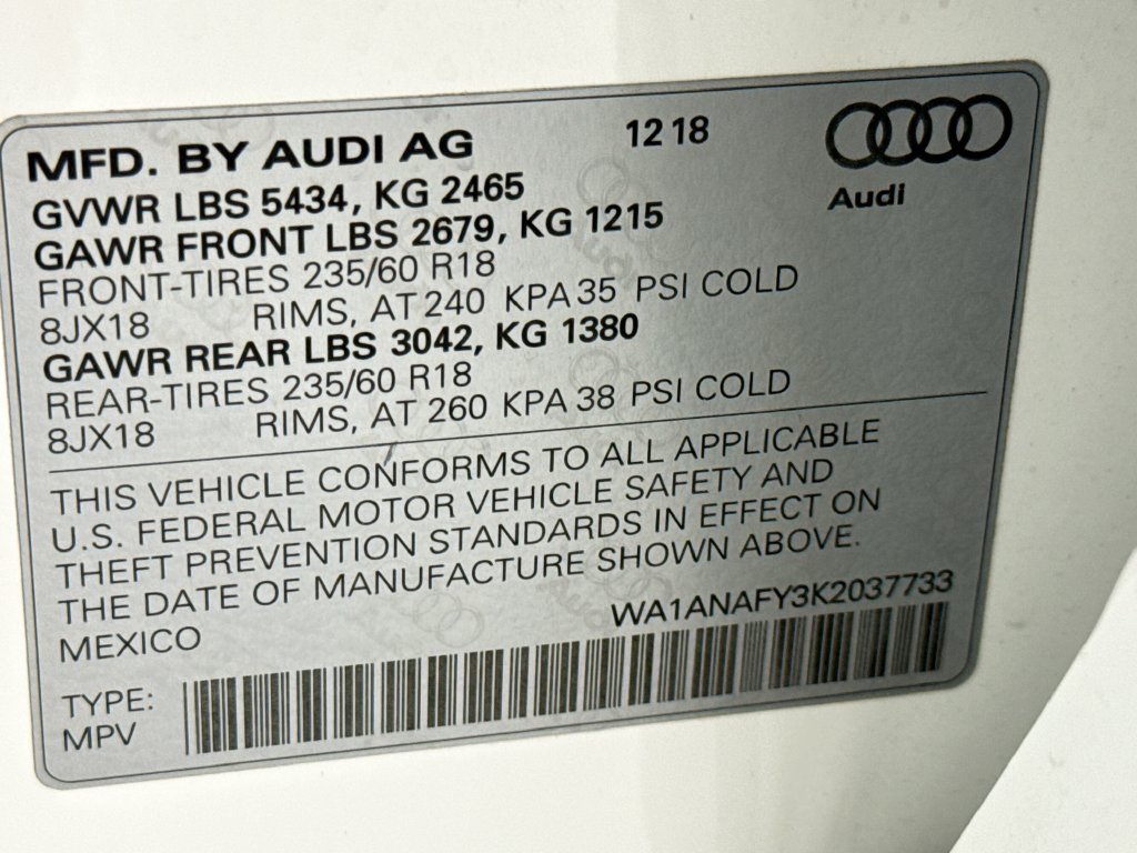 Used 2019 Audi Q5 2.0T Premium w/ Convenience Package AWD/4WD image 33