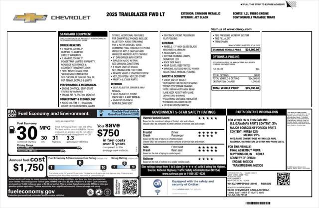 Used 2025 Chevrolet TrailBlazer LT image 4