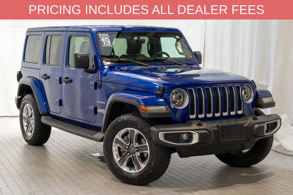 Used 2019 Jeep Wrangler Unlimited Sahara AWD/4WD image 1
