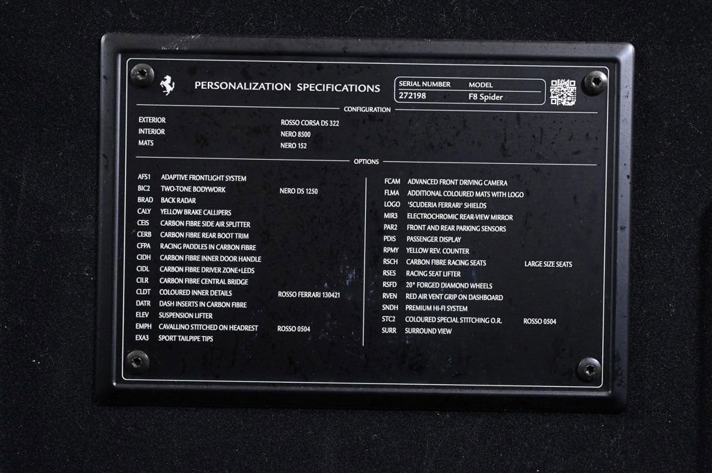 Certified 2022 Ferrari F8 Tributo RWD image 28
