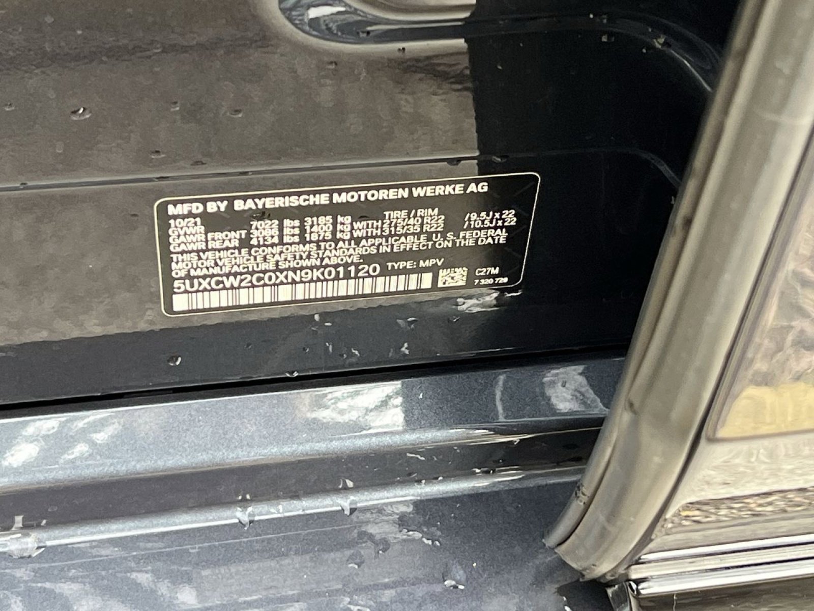 Used 2022 BMW X7 xDrive40i w/ M Sport Package image 32