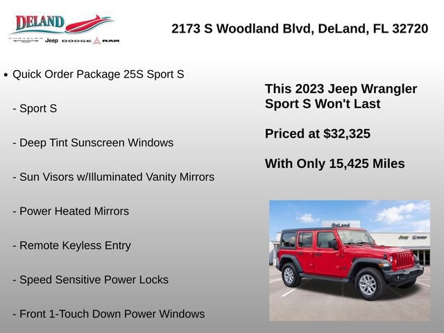 Used 2023 Jeep Wrangler Unlimited Sport AWD/4WD image 6