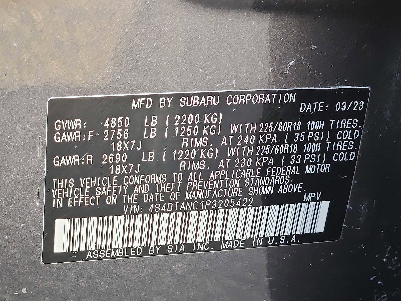 Used 2023 Subaru Outback Limited image 26