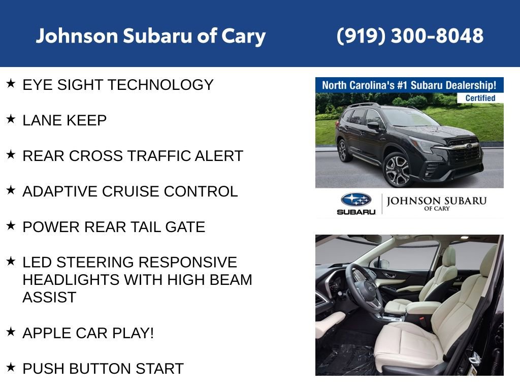 Certified 2025 Subaru Ascent Limited w/ Popular Package #1 image 12