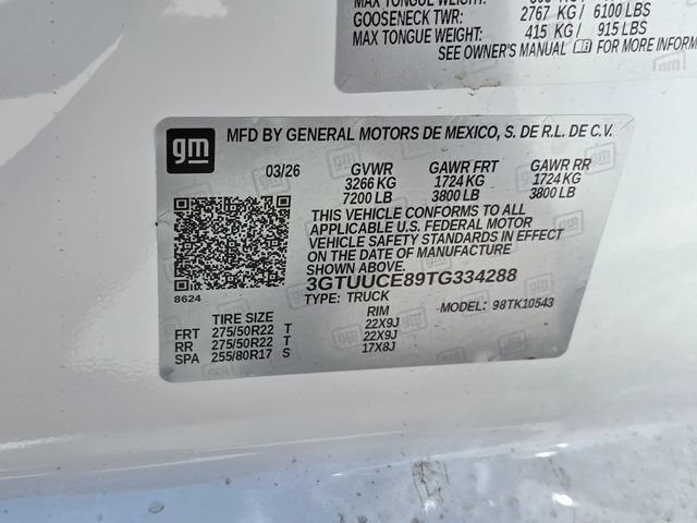 New 2026 GMC Sierra 1500 Elevation w/ Elevation Premium Package AWD/4WD image 20