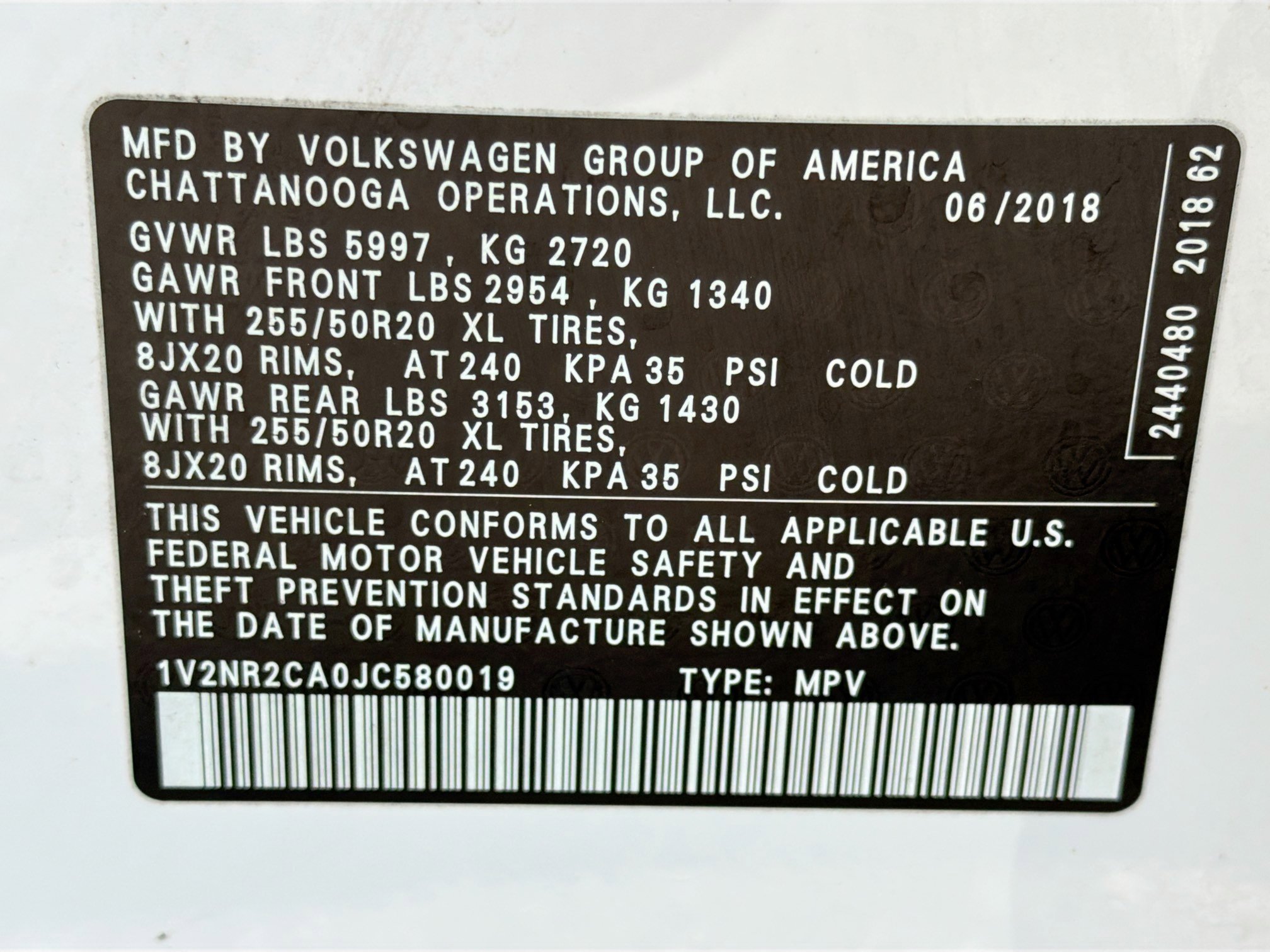 Used 2018 Volkswagen Atlas SEL Premium image 43