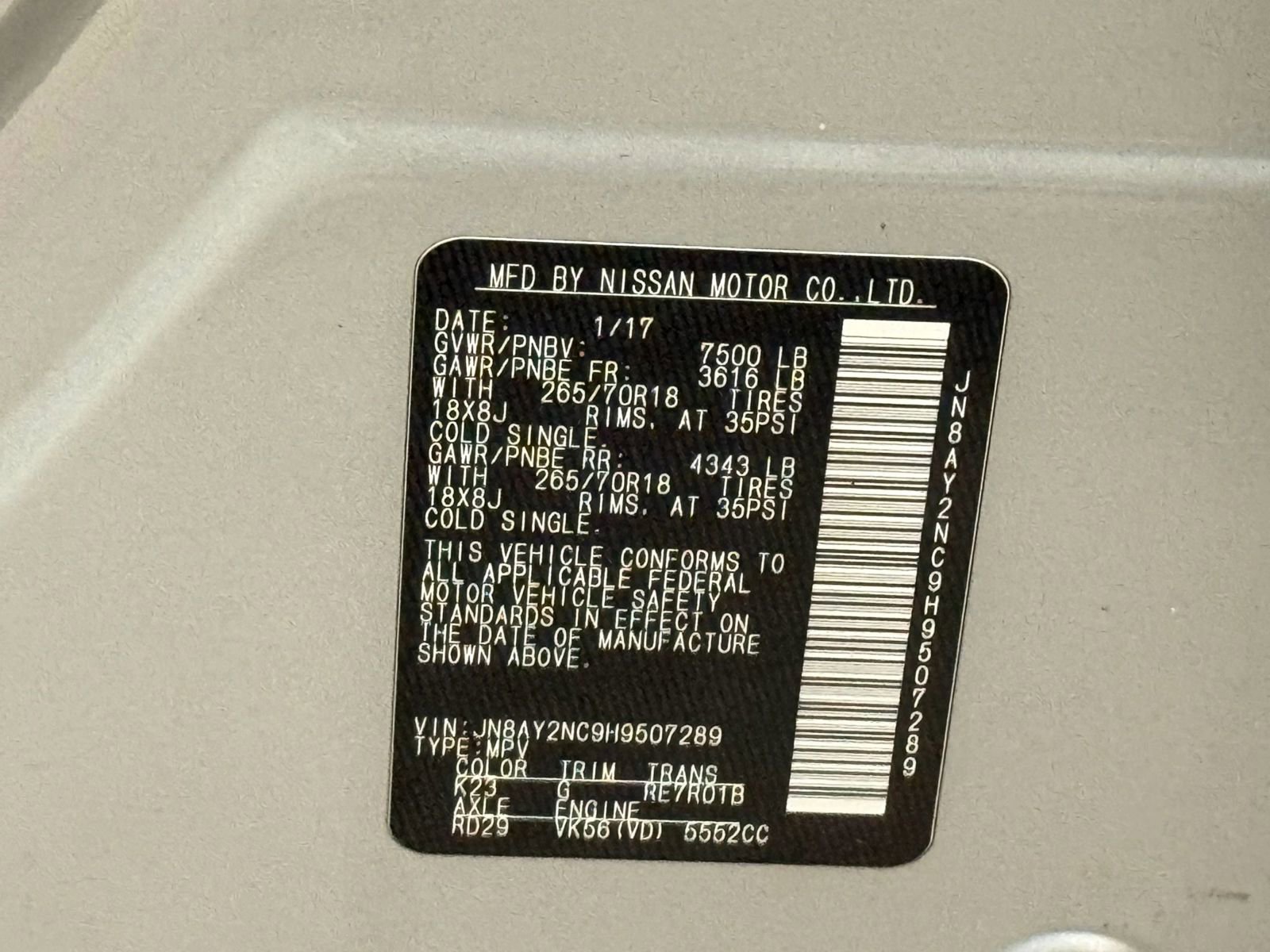 Used 2017 Nissan Armada SV w/ Driver Package image 42