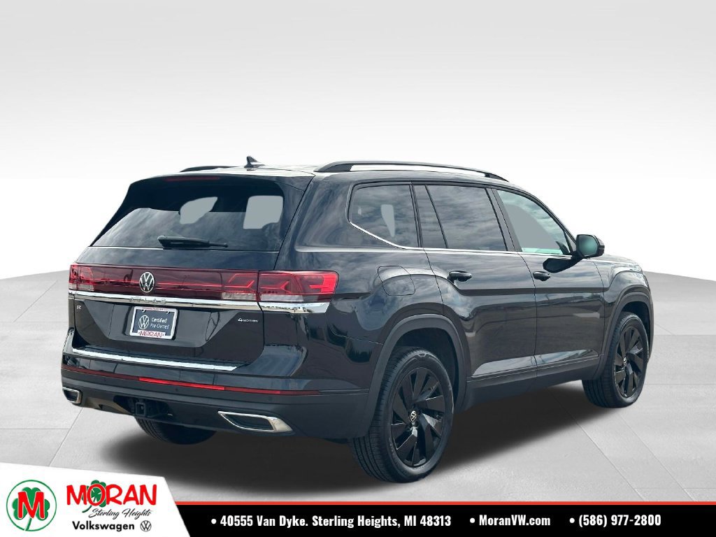 Certified 2024 Volkswagen Atlas SE w/ Black Wheel Package AWD/4WD image 4