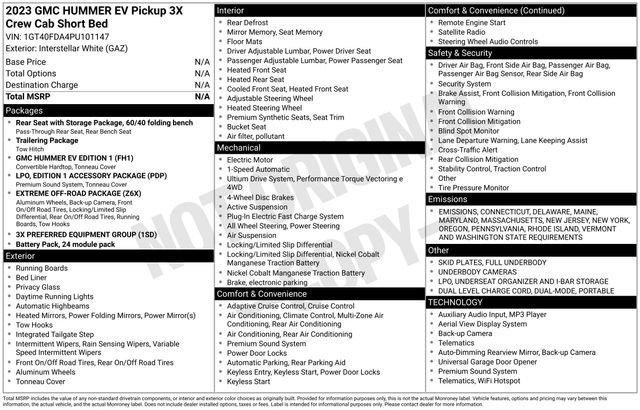 Used 2023 GMC Hummer EV Edition 1 image 48