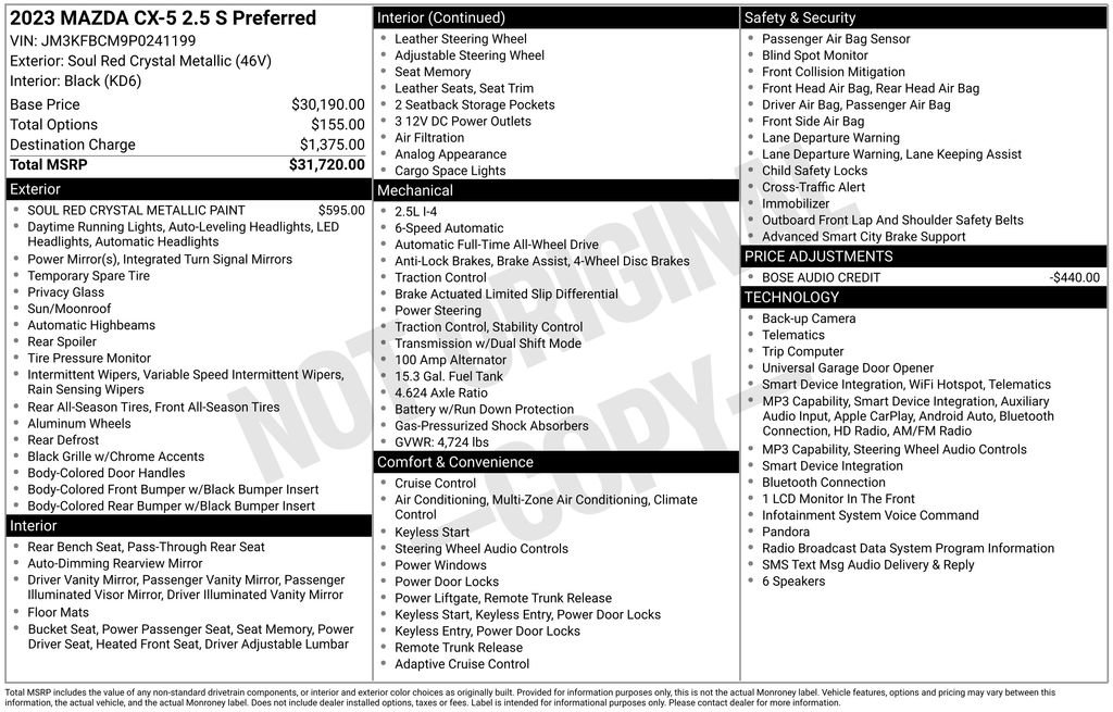 Certified 2023 MAZDA CX-5 AWD 2.5 S image 10