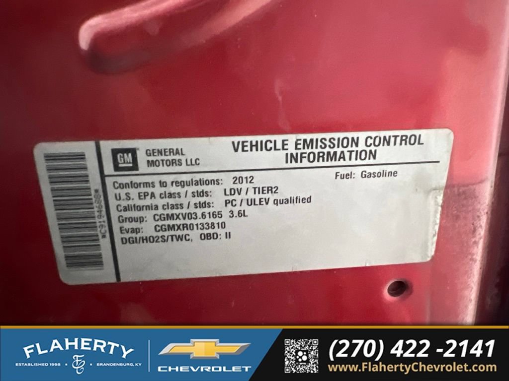 Used 2012 Chevrolet Camaro LT w/ RS Package RWD image 13