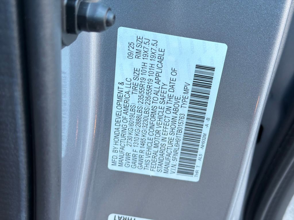 New 2026 Honda Odyssey Elite image 40