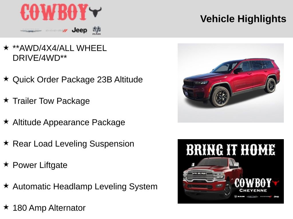 Used 2025 Jeep Grand Cherokee L Laredo image 5