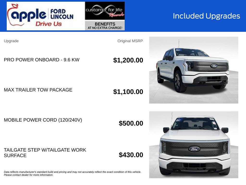Used 2024 Ford F150 Lightning XLT w/ Max Trailer Tow Package AWD/4WD image 4
