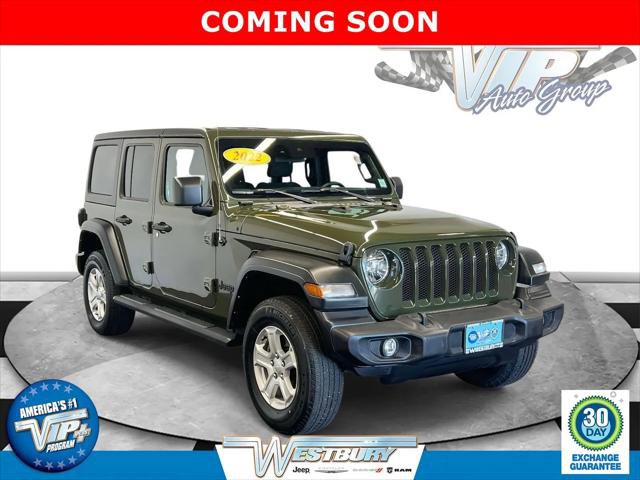 Certified 2022 Jeep Wrangler Unlimited Sport image 1