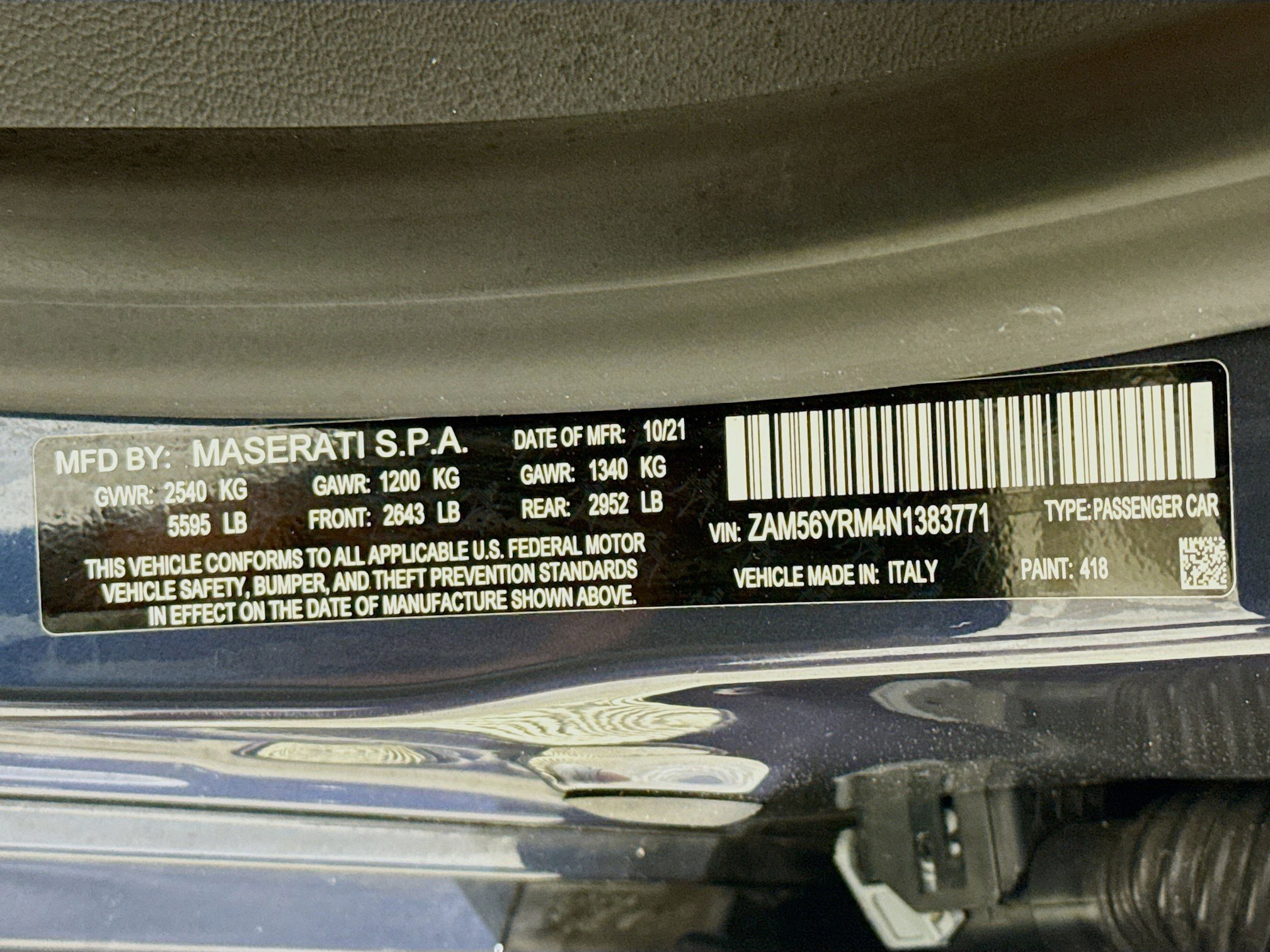 Used 2022 Maserati Quattroporte Modena Q4 image 40