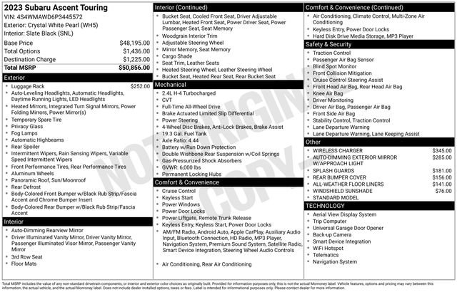 Used 2023 Subaru Ascent Touring image 33