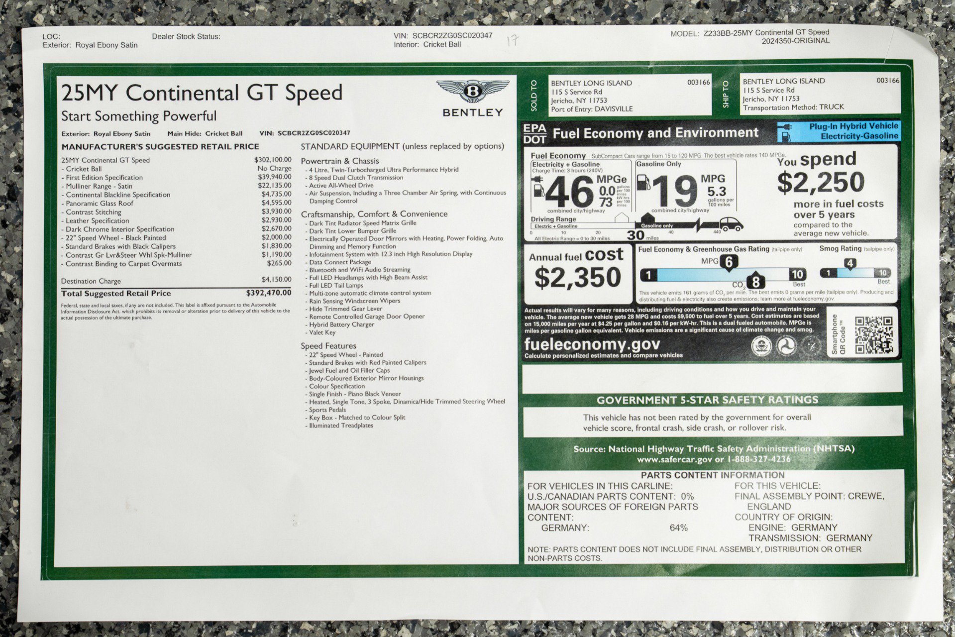 Used 2025 Bentley Continental GT Speed image 22