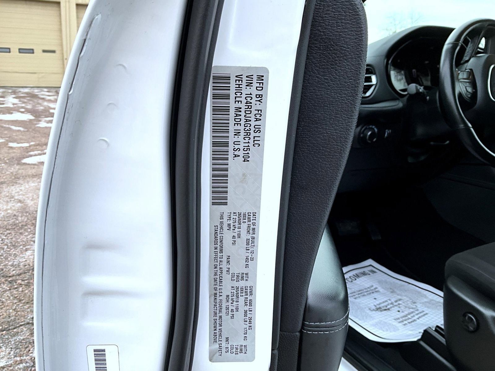 Certified 2024 Dodge Durango SXT image 25