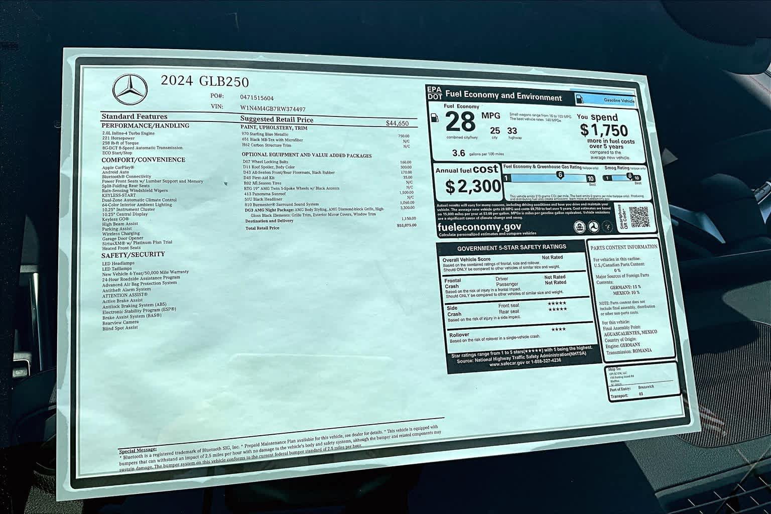 Certified 2024 Mercedes-Benz GLB 250 image 33