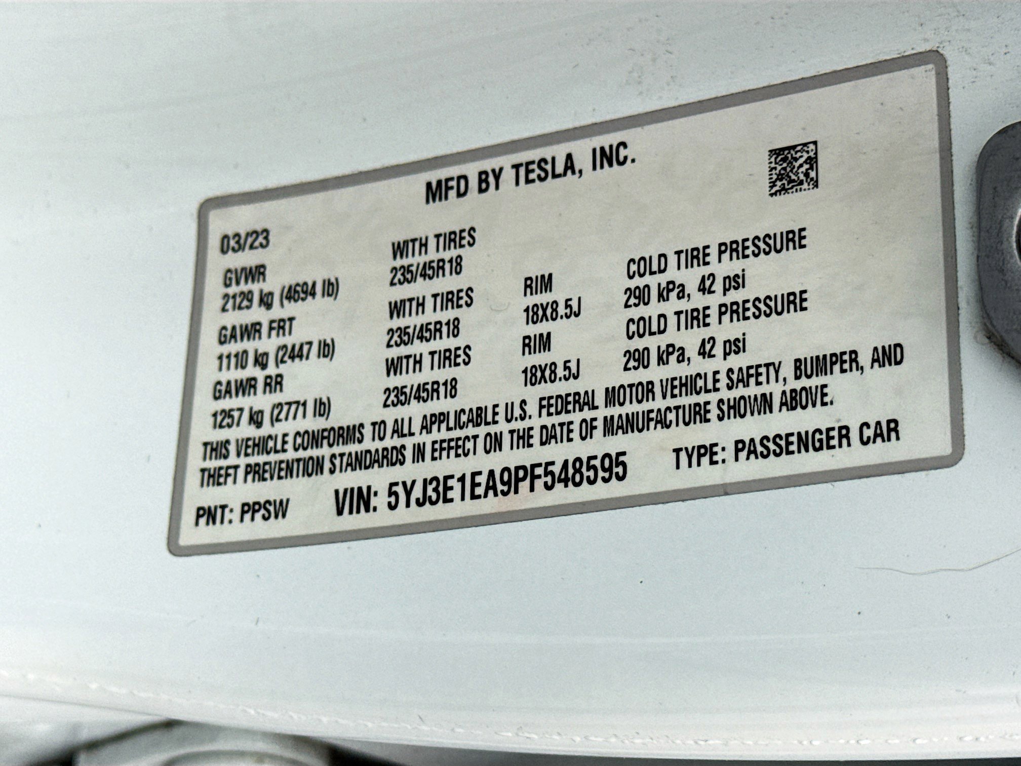 Used 2023 Tesla Model 3 Standard Range RWD image 42