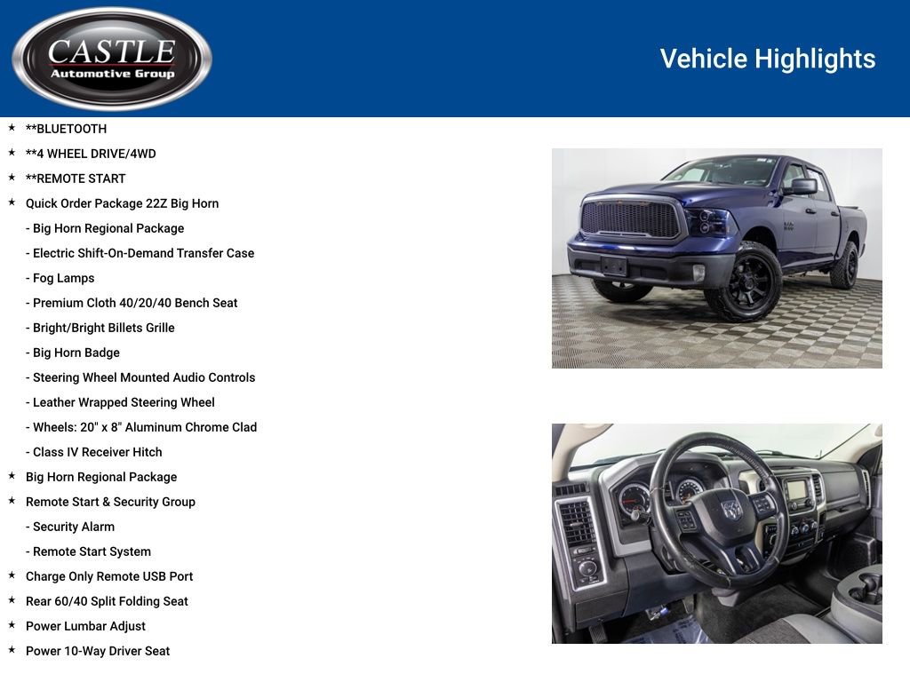 Used 2015 RAM 1500 Big Horn image 3