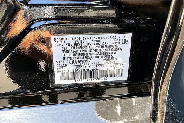 New 2027 Nissan Sentra SR w/ Floor Mat Package FWD image 8